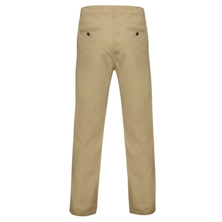 Asquith & Fox Heren Klassieke Casual Chinos/Trousels (Natuurlijk)