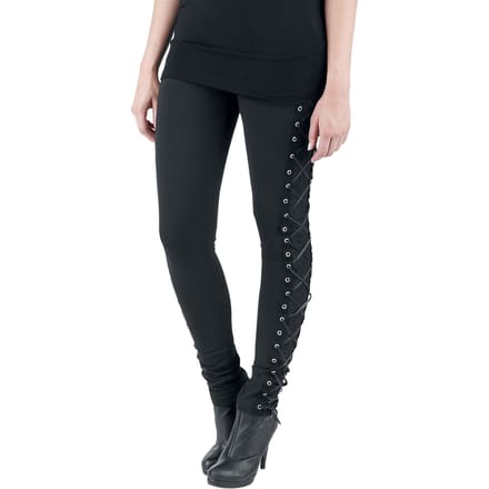 Vixxsin - Gothic Legging - Corset - S tot XL - voor Vrouwen - zwart