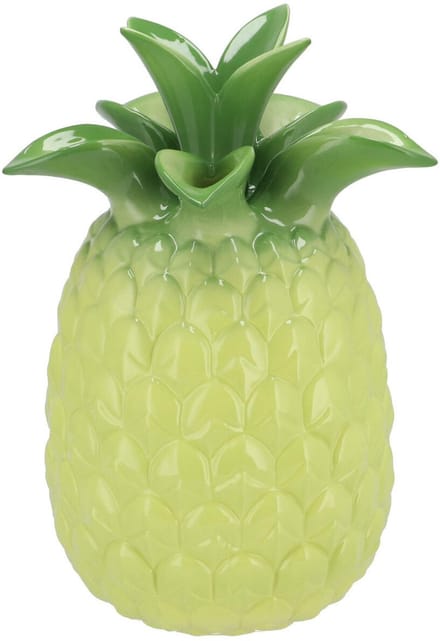 DK Design Bloemenvaas Tropical Pineapple - ananas vaas - groen - D23 x H33 cm