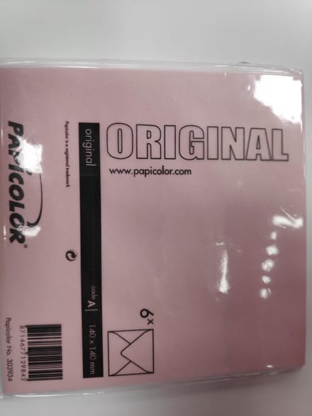 (6)Papicolor Original Envelop 140x140mm, Bloesem