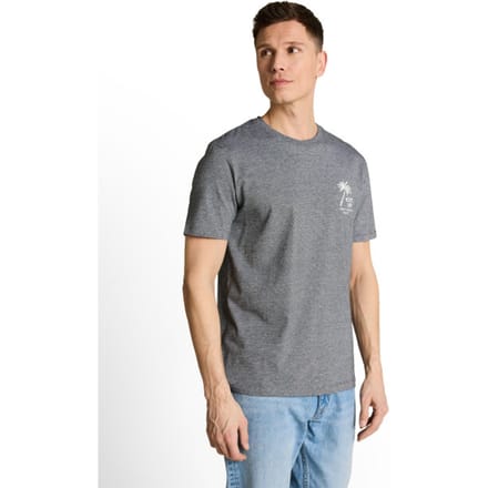 Tom Tailor Denim - T-shirt met palmprint - Maat S - Black