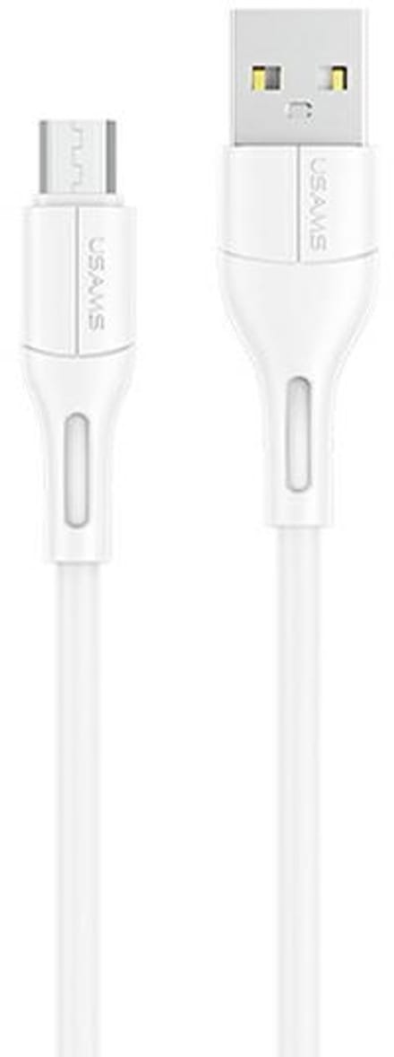 USAMS U68 Serie - microUSB Kabel - Supersnel Opladen - 1m - Stijlvol Wit