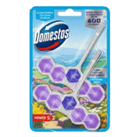 Domestos Power 5 Cotswolds Bloom Toiletblokken – 50 g – 2 Stuks