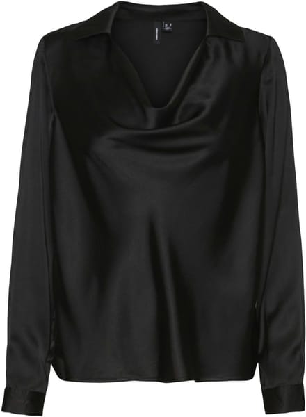 VERO MODA - VMMERLE LS WATERFALL TOP WVN GA - Dames - Blouses