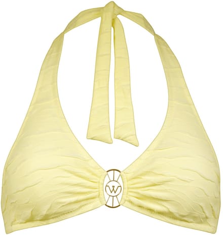 Watercult - Tidal Radiance Halter Bikini Top - maat 40B - Geel