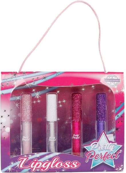 Pretty Perfect Lipgloss-set Glitter Meisjes 4-delig