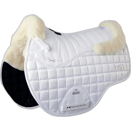 Premier Equine Capella Cc Merino Wool Jump Zadeldekje Wit Full