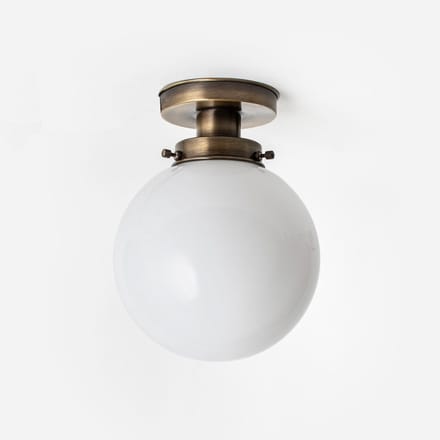 Plafonnière Bol Ø 20 20's Brons - Art Deco Trade