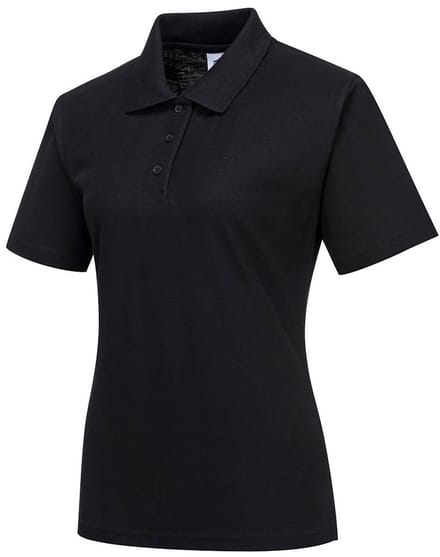 Portwest Naples Dames Poloshirt B209 - Zwart - XL