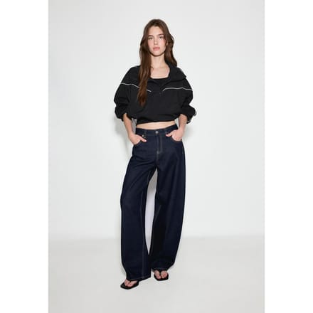 Stradivarius D80 Barrel fit jeans  VERBLEEKTE DENIM WASSING 36