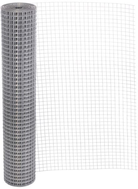 Voliere gaas 19 x 19mm 1,05mm 200cm x 20m Verzinkt