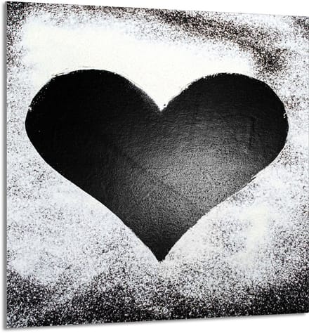 TMK ArtDeko - Snijplank - Glas - 60x65 cm - Hart Design