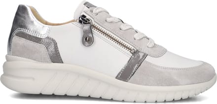 Hartjes Wave Sneakers - Leer - Dames - Grijs - Maat 37
