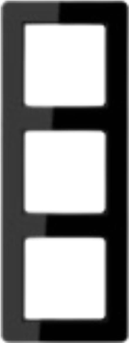 JUNG afdekraam 3 voudig - A Flow zwart (AF583BFSW)