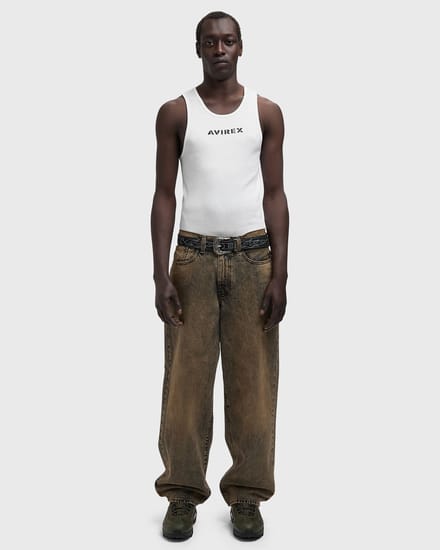 AVIREX 2 PACK RIB TANK TOP