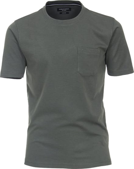 CASA MODA comfort fit heren T-shirt - groen