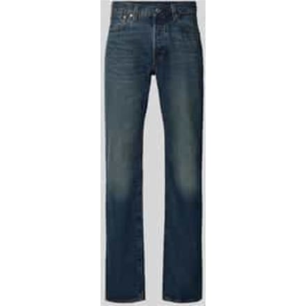 Wide leg fit jeans van zuiver katoen model '501®Original'