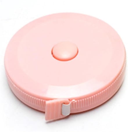Lichaams Meetlint - Kleermaker Liniaal - Kleding Maken - Dubbele Schaal - 1.5 Meter - Roze