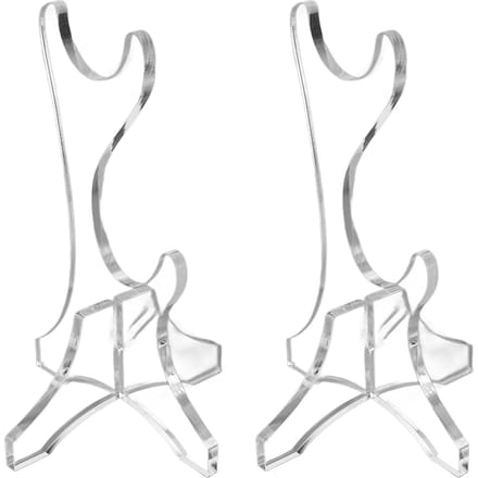 2 stuks Zwaardstandaard Acryl Stabiel Eenvoudig te Installeren Unieke Multifunctionele Displaystandaard voor Toverstaf Thuis schoon