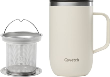 Qwetch Infuser Mok Geïsoleerd - Matt Zand