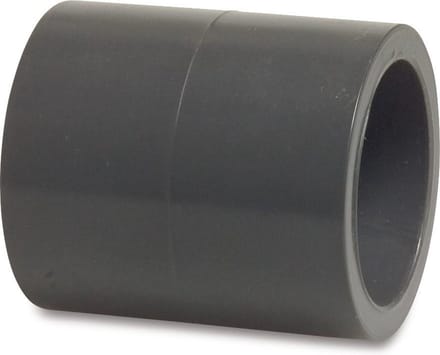 Hydro-S Sok PVC-U 32 mm lijmmof 16bar grijs