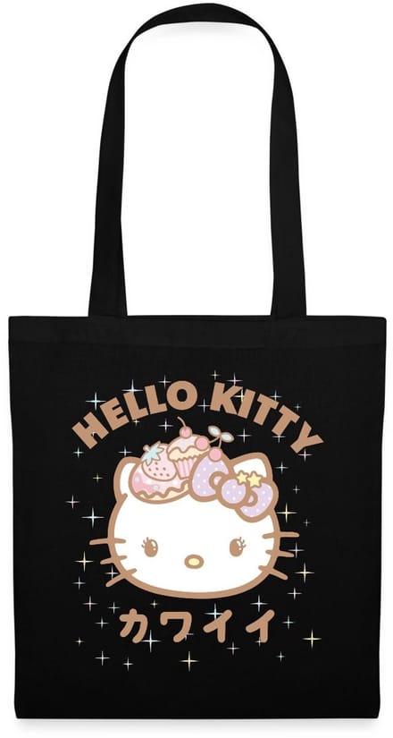 Hello Kitty Kawaii Stijlen Met Sterren Tas Van Stof Schoudertas