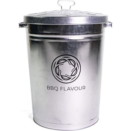 Yakiniku - BBQ Flavour Accessoire Houtskool Opbergbox 80 liter - Metaal - Grijs -