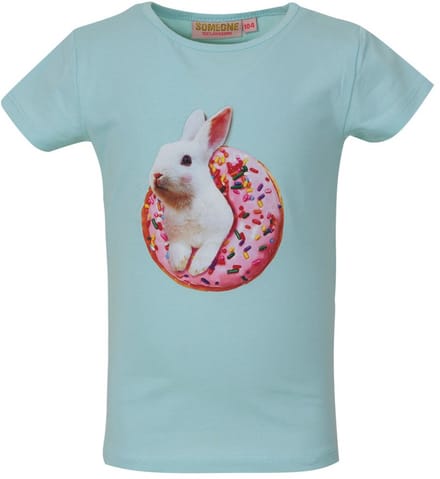 Someone - T-shirt - Light Aqua - Maat 92
