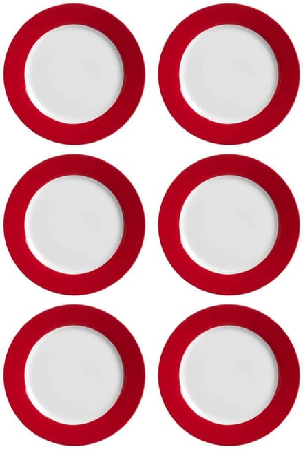 Dessertteller Doppio ø 20 cm Set van 6