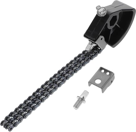 Drum Pedaalketting - Percussie Accessoire - Stabiliteit Verbeteren - Universele Compatibiliteit - 19x6x2.3cm - Zwart
