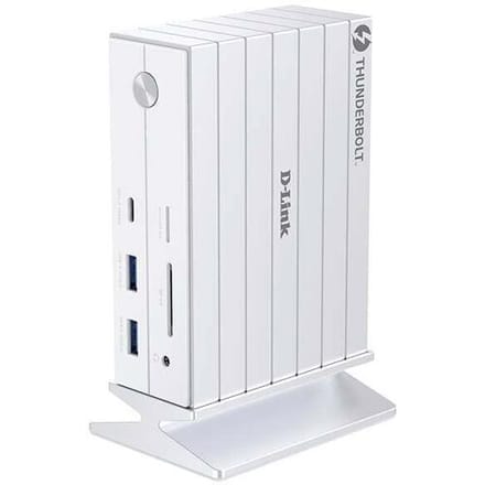 D-Link DUF-E01/E Thunderbolt 4 dockingstation Ondersteunt 8K@30 Hz (1x) / 4K@30Hz (2x), USB-C Power Delivery