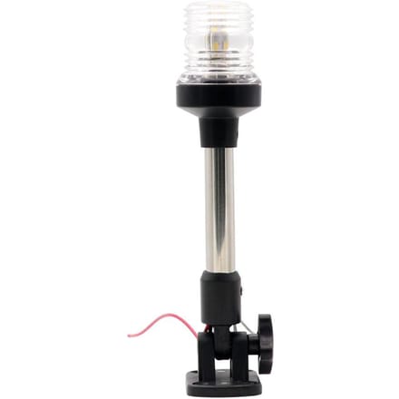 12V 9  Marine Boot Jacht Wit LED Navigatielicht Ankerlamp 360 graden Verstelbaar black