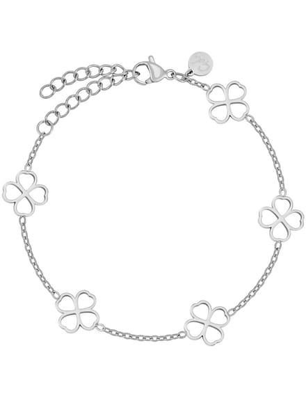 good.designs Allergievriendelijke armband met klavertje