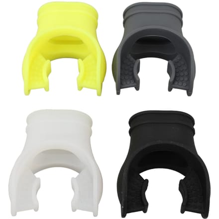 Duikmondstukken Silicone Comfortabel Universele Interface met Regelaarbanden Duikregelaar yellow