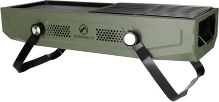 Norlander Outdoor BBQ met grill - 56 x 20 x 20 cm - Groen