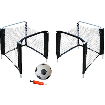 Set van Twee Mini Doelen met een MASTER Bal