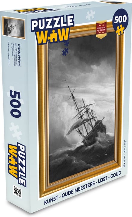 Puzzel Kunst - Oude meesters - Lijst - Goud - Legpuzzel - Puzzel 500 stukjes