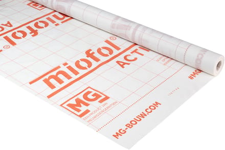 Miofol Active - zelfregulerende klimaatfolie binnenzijde - (plat)dak & wand - 1,50 x 30m