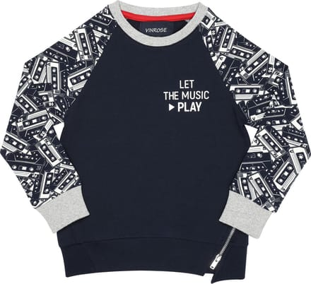 Vinrose Sweater Blake - Jongens Sweater - Donkerblauw - Maat: 110/116