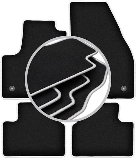 CARLUX-SILVER automatten voor: Opel Meriva B minivan (2010-2017)