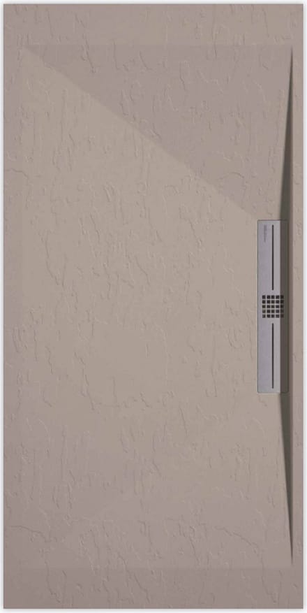 Sanifun douchebak Stone Side Sand Slate 1000 x 800 S