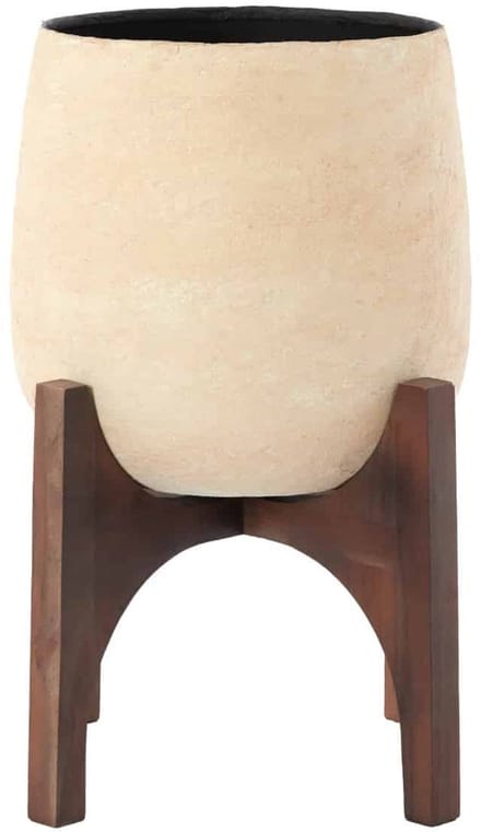 Light & Living Bloempot Karuna - Beige - Ø36cm - Modern