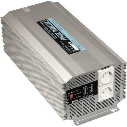 MEAN WELL A302-2K5-F3 Omvormer 2500 W 24 V/DC - 230 V Gemodificeerde sinusvorm