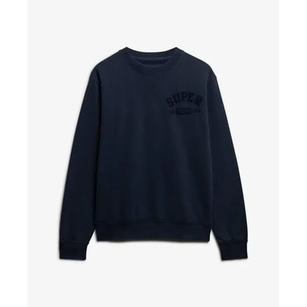 Superdry Vintage Athletic Tonal Crew Sweatshirt Blauw Grootte: M