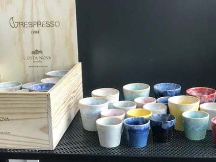 Costa Nova Espresso Kopjes Grespresso Multicolor 80 ml - 40 stuks - Gift box