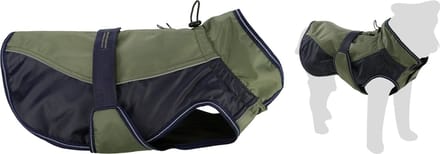 Flamingo Hondenjas Eisberg Groen/ Donkerblauw Winterjas 35cm