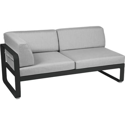 Fermob BELLEVIE hoekmodule links - 42 drop mat - 79 Flanelgrijs