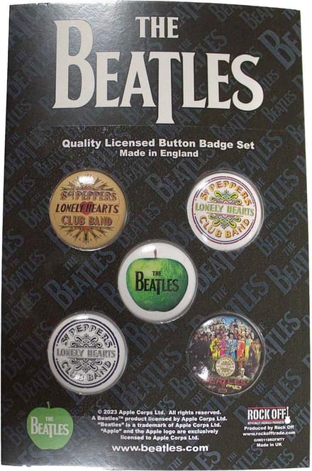 The Beatles - Sgt Pepper Badge/button - Set van 5 - Multicolours
