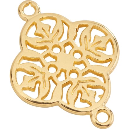 Charms connector "Ornament" - Goud