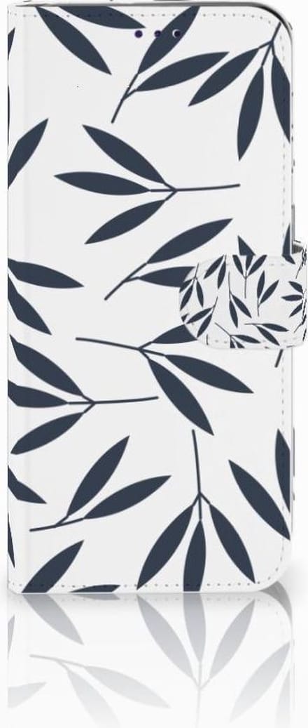 Samsung Galaxy A50 Hoesje Leaves Blue